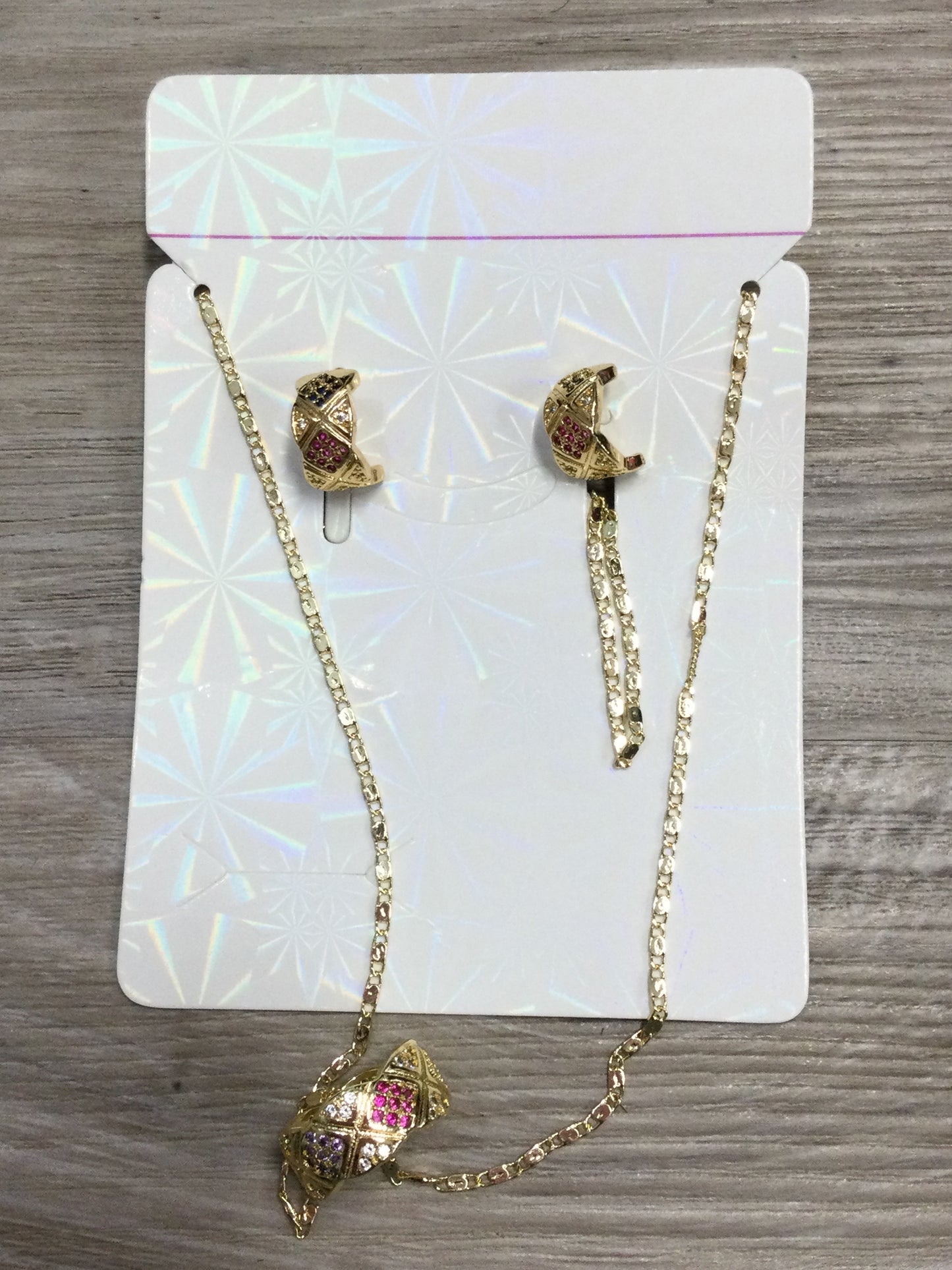 Set Multicolor (Oro Laminado)