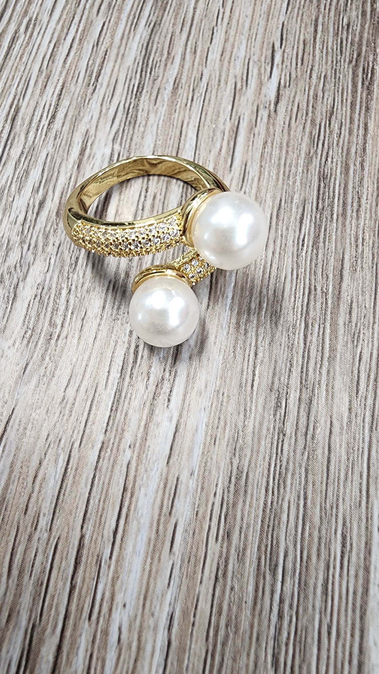 Double Pearl Ajustable (Oro Laminado)