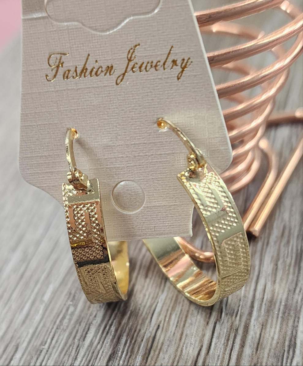 Arracadas G (Oro Laminado XP)