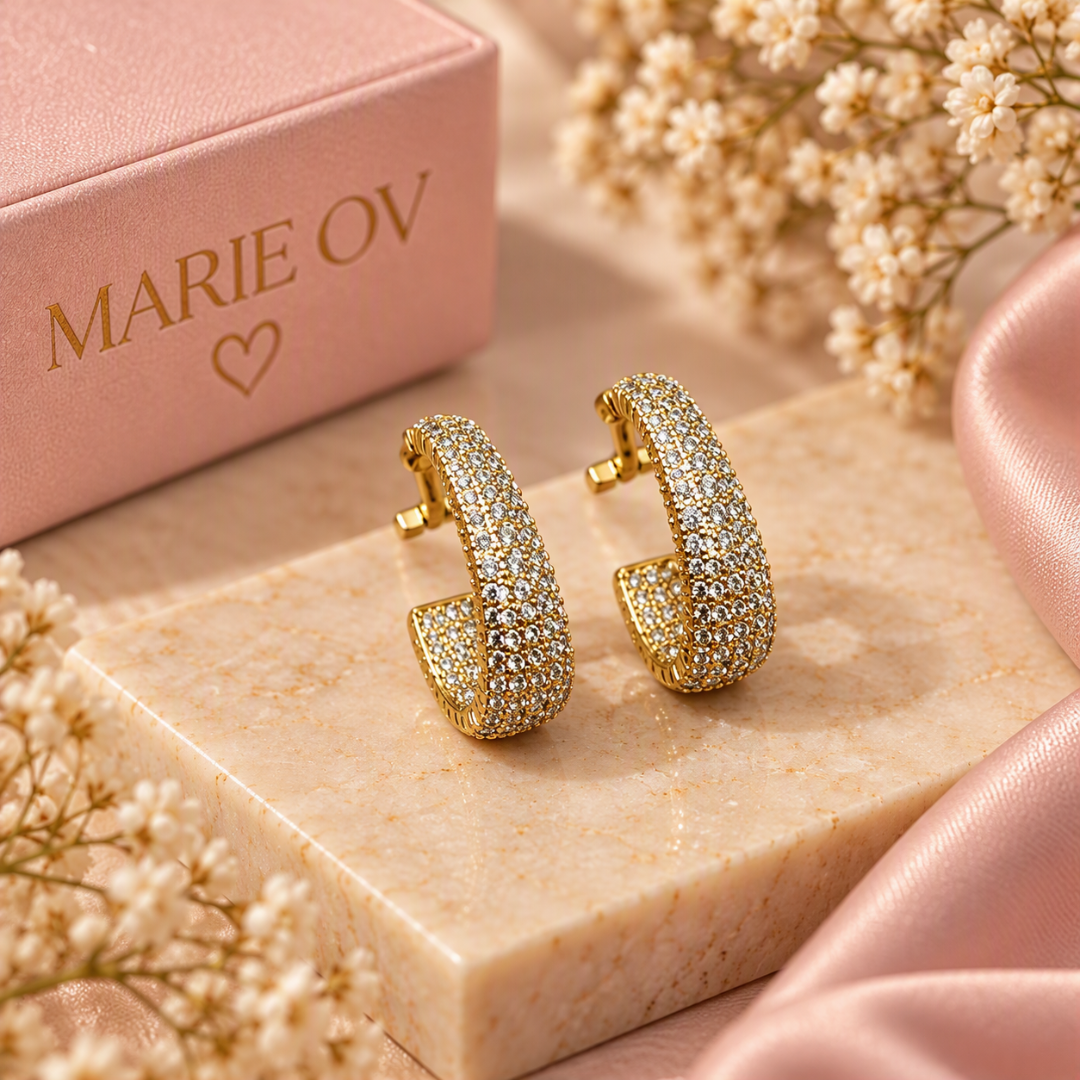 Aretes Golden Glow