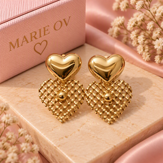 Aretes Golden Amour