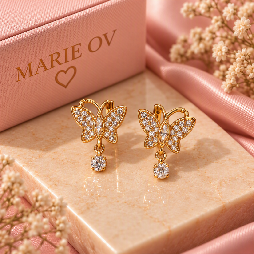 Aretes Butterfly Glow