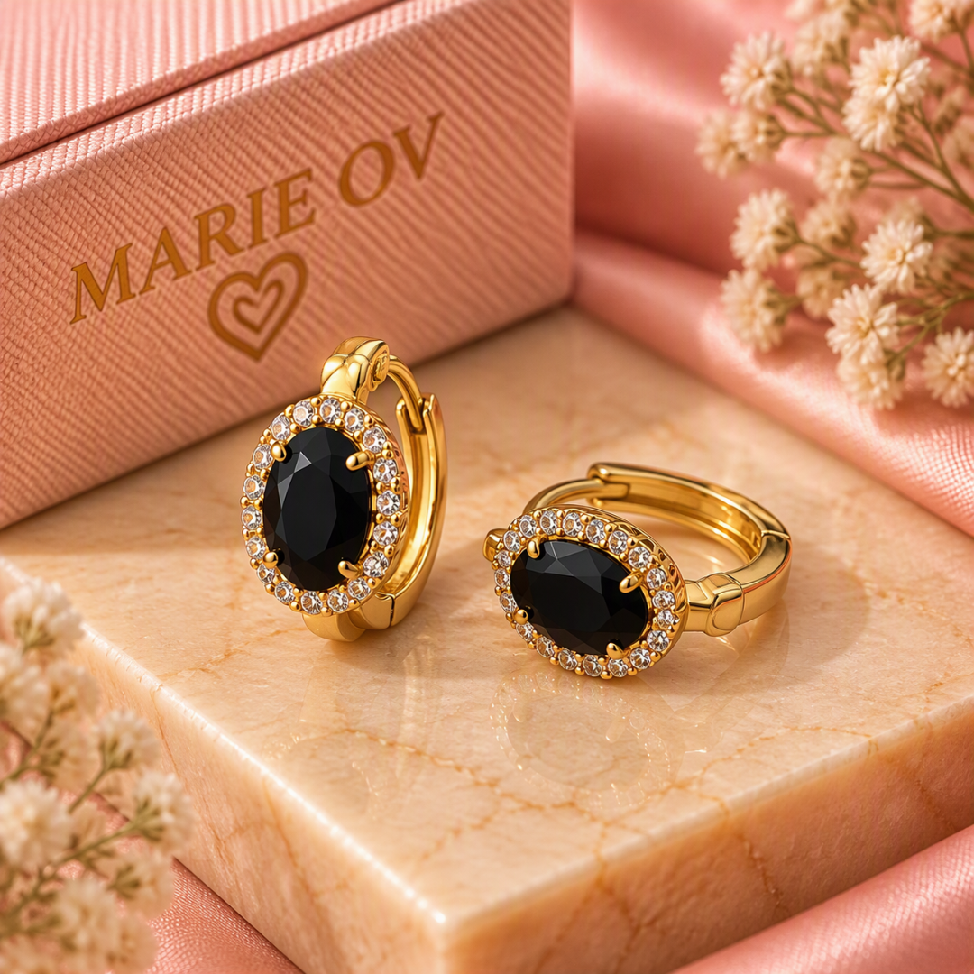 Aretes Onyx Elegance