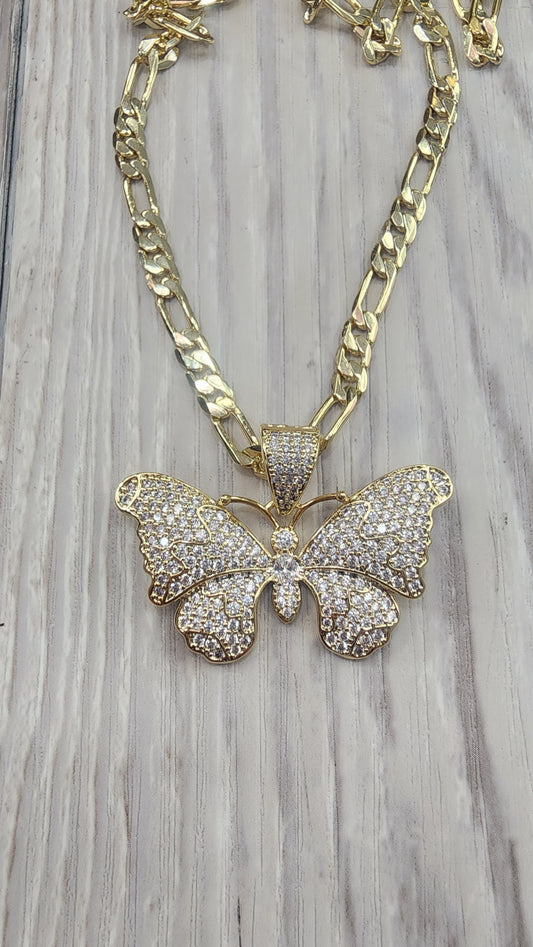 Butterfly and Chain (Oro Laminado XP)