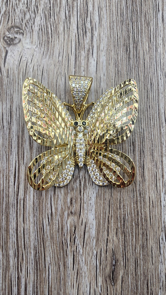 Dije 3D Mariposa (Oro Laminado XP)