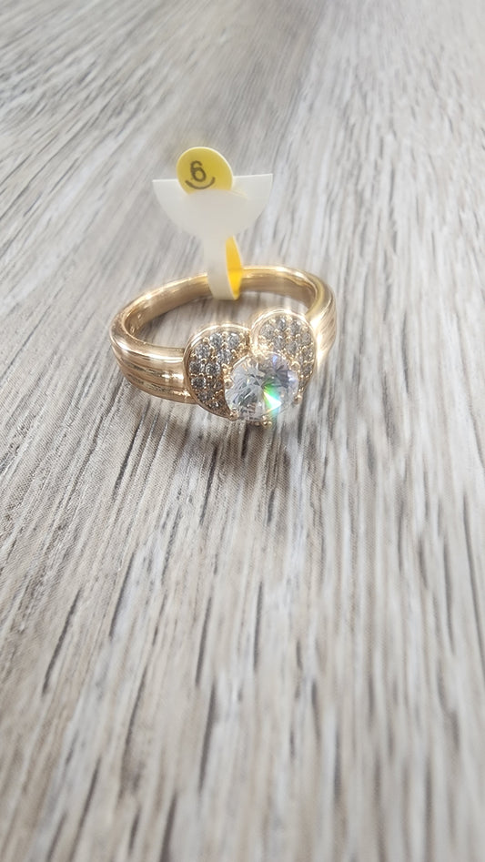 Heart Ring size 6 (Oro Laminado XP)