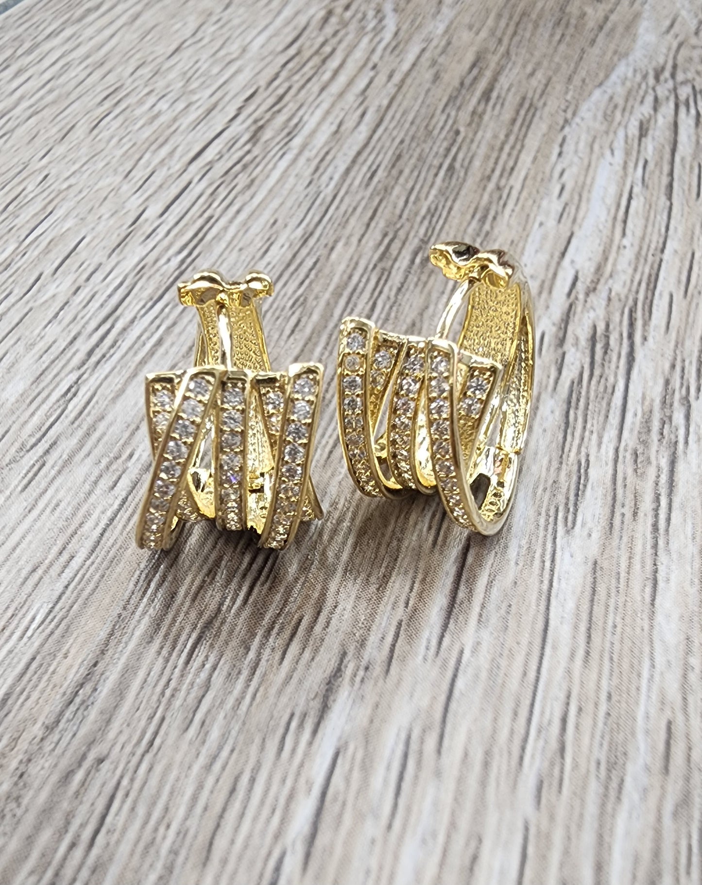 Mini Bling Earrings (Oro Laminado XP)