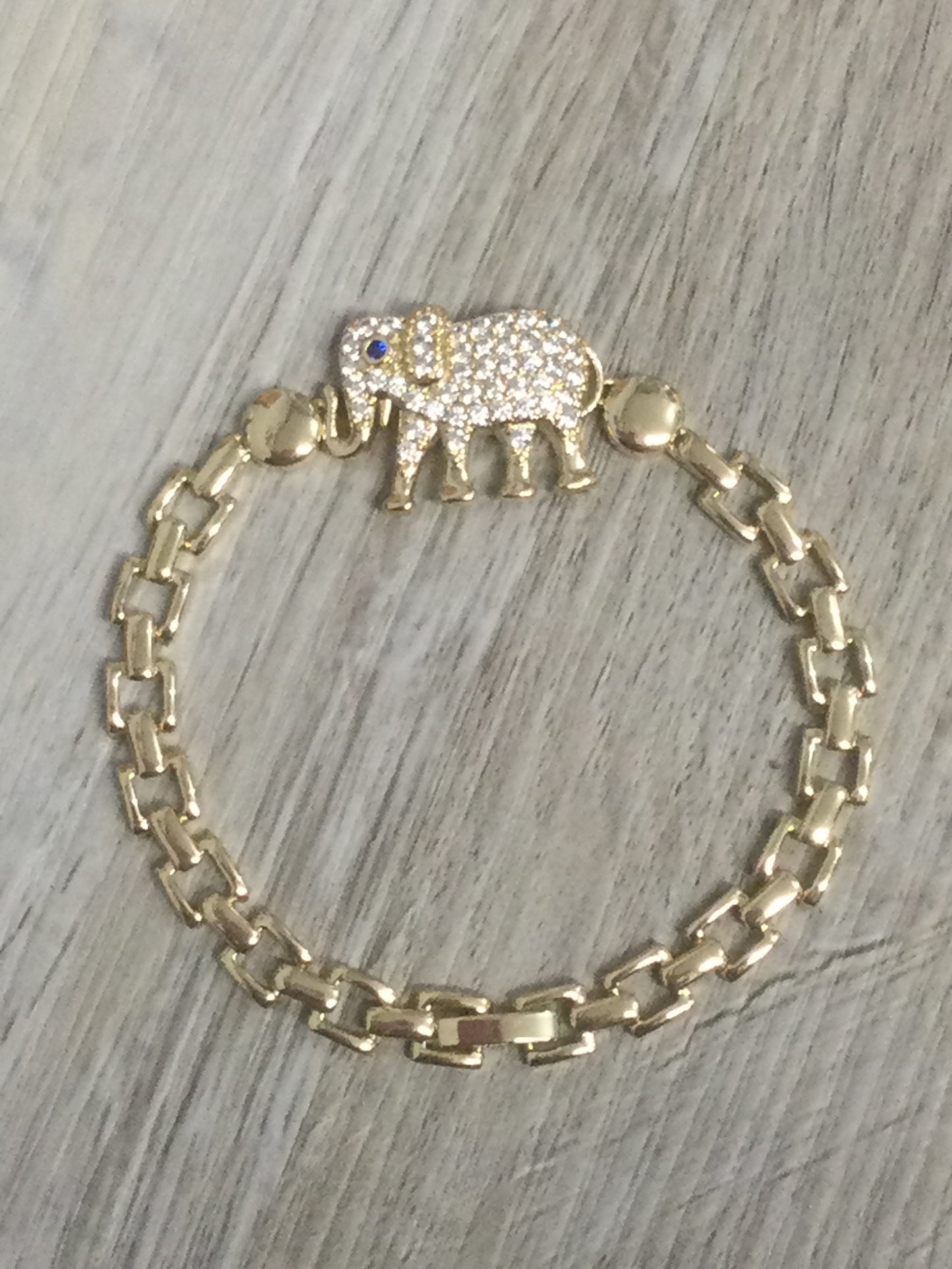 Elephant Bracelet (Oro Laminado)