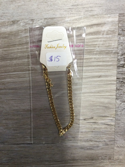 Cubana pulsera (Oro Laminado)